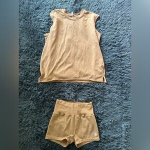 FP Movement by Free People Tan Athletic Shorts